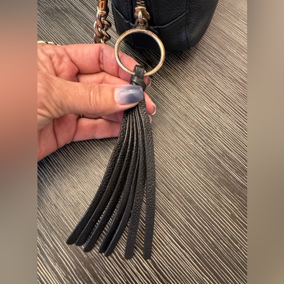 Coach Black Pebbled Leather Camera Crossbody Bag - Picture 5 of 15